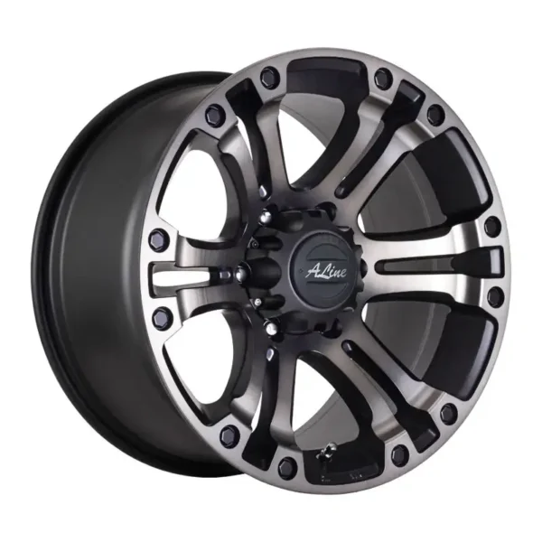 17" A-Line Granite 6/139 Satin black Tint Alloy wheels